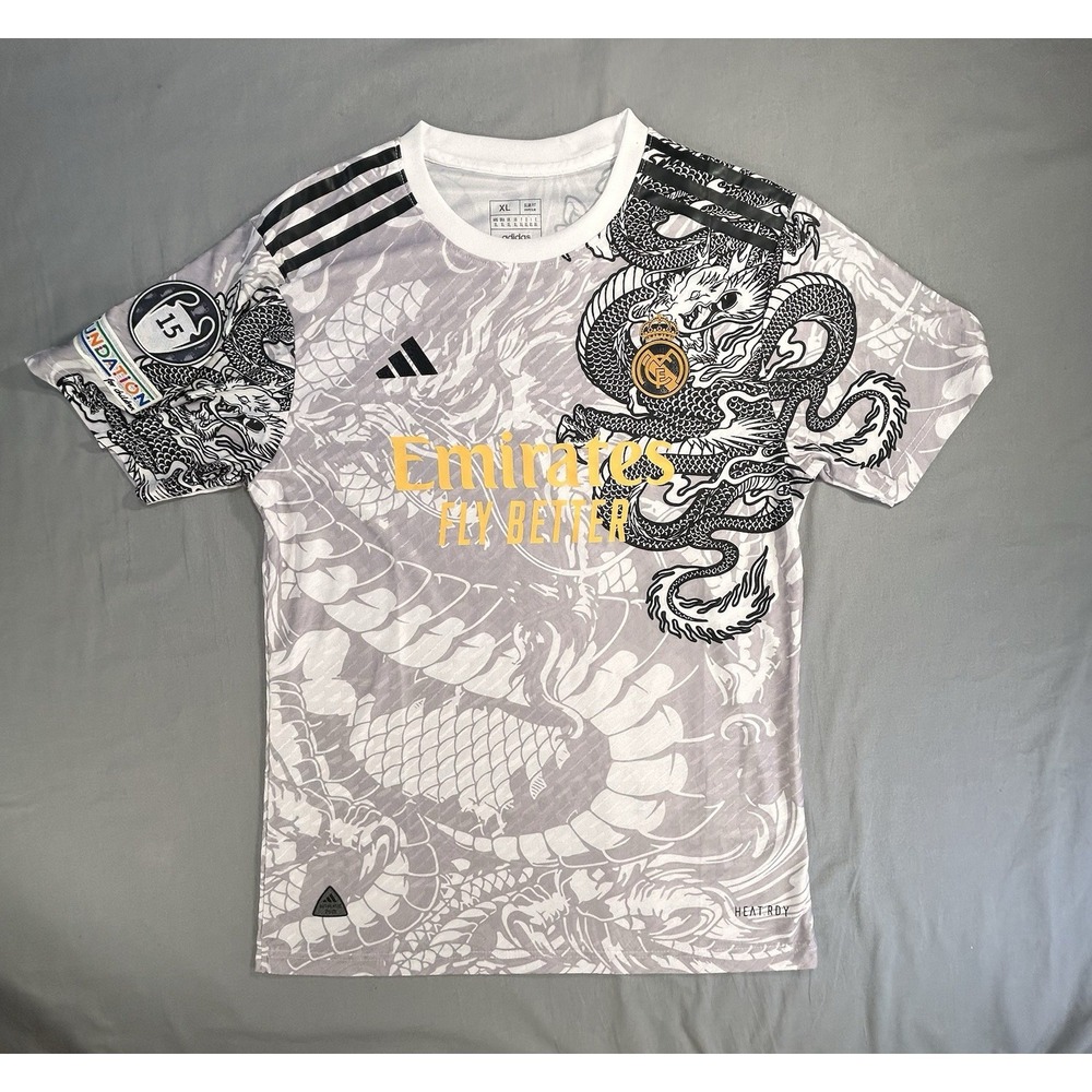 Adidas Real Madrid jersey‎ 24/25 Slim Fit Special Edition Dragon Women's XL
